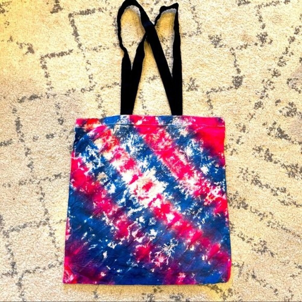 NEW Cotton Hand Dyed Tie Dye Tote Bag